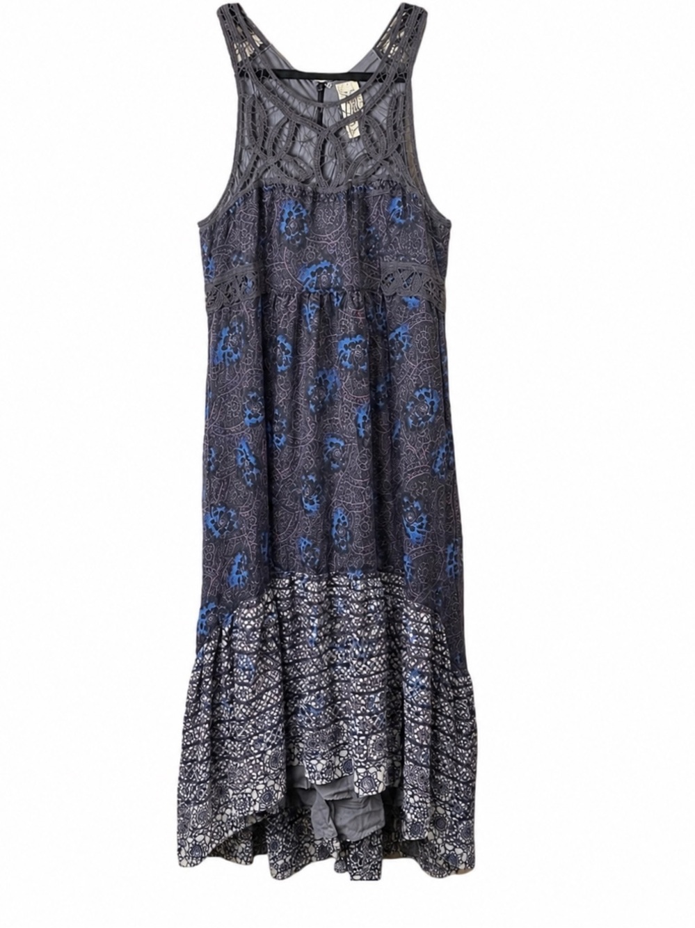 Free People Native Rose Lace Maxi Dress Whimsigoth Fairy Boho Festival Goth 4